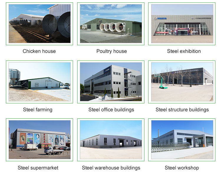 Steel structure warehouse building