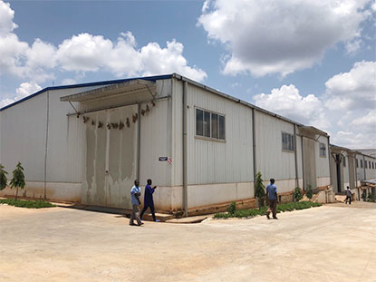 Steel structure workshop sa Uganda