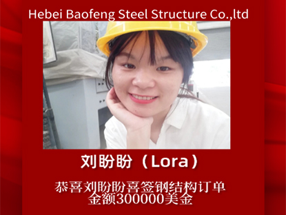 Congratulations kay Lora sa pagpirma ng isang steel structure order
    