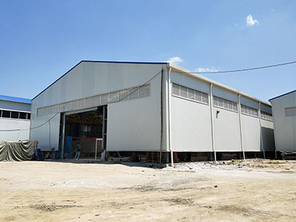Philippine Steel Structure Warehouse Building.
