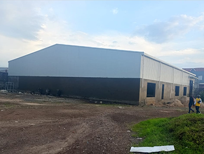 2 steel warehouse build sa Rwanda
    