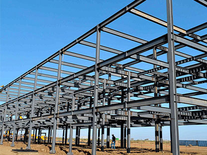Bangladesh 4 na palapag na steel structure frame
